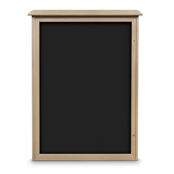 Indoor Enclosed Combo Board, 72"x36", White Frame/Burgundy & Forbo